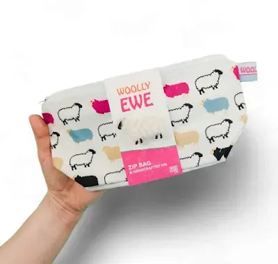 Woolly Ewe - Sheep Zip Bag