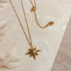 Waterproof Gold Star Necklace