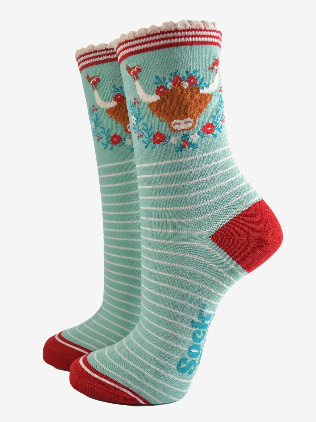 Highland Cow Ladies Socks