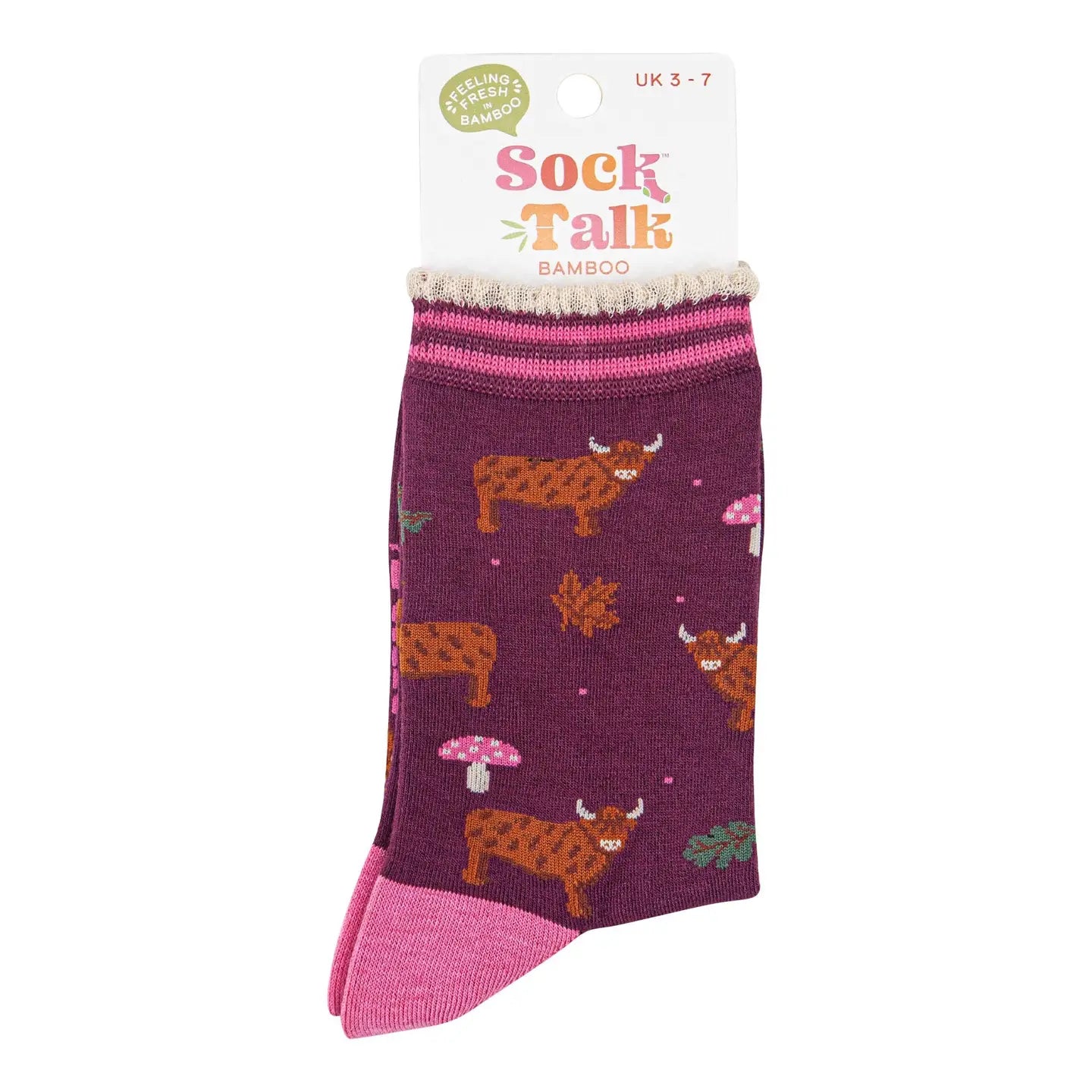 Highland Cow Ladies Socks
