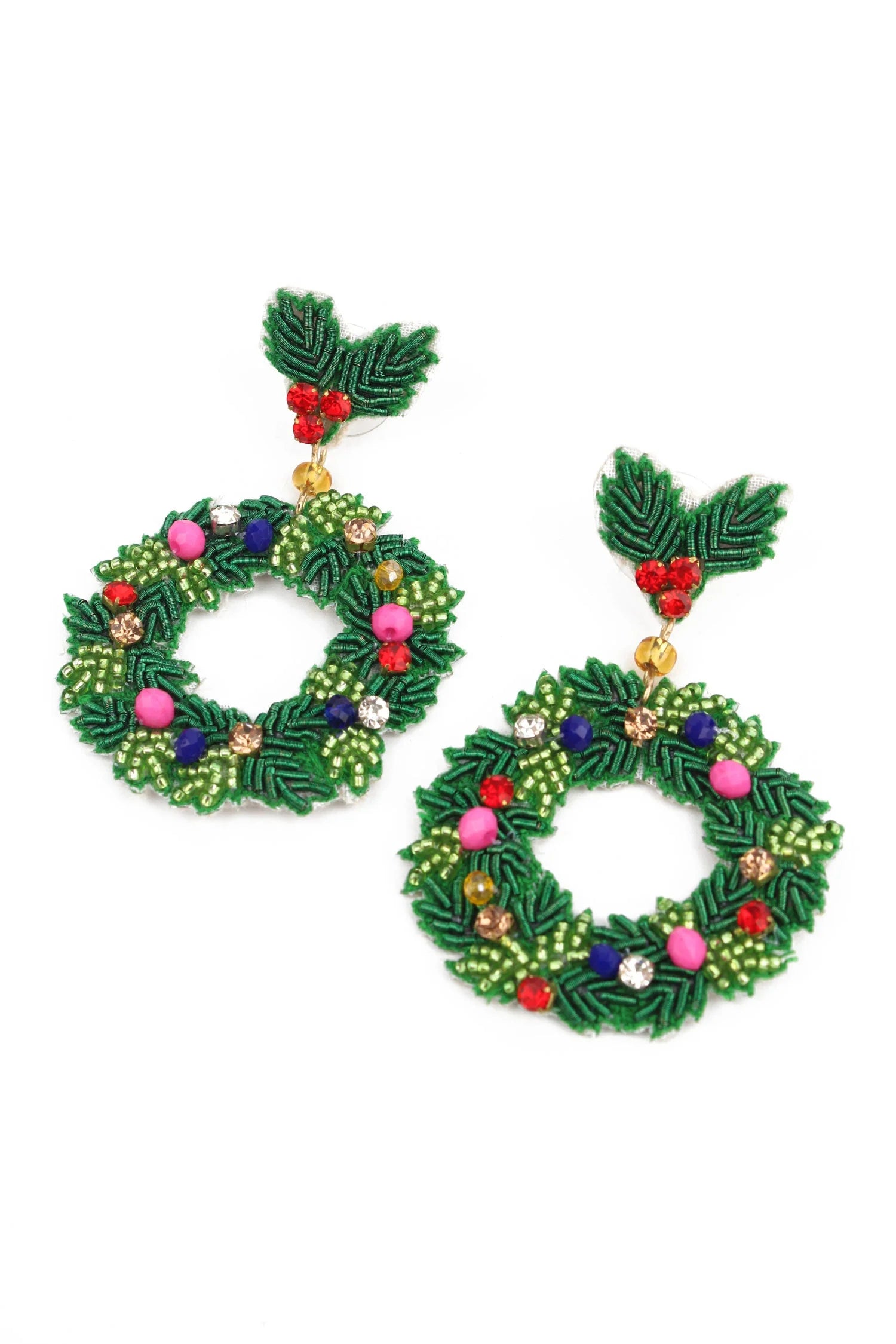 Christmas Wreath Earings