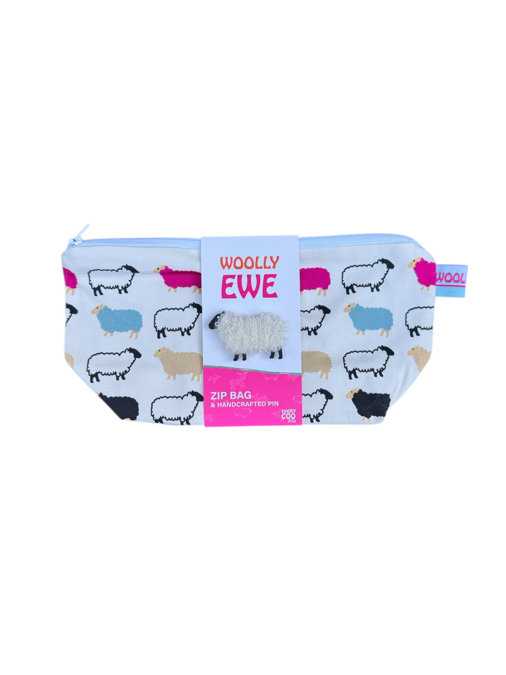 Woolly Ewe - Sheep Zip Bag