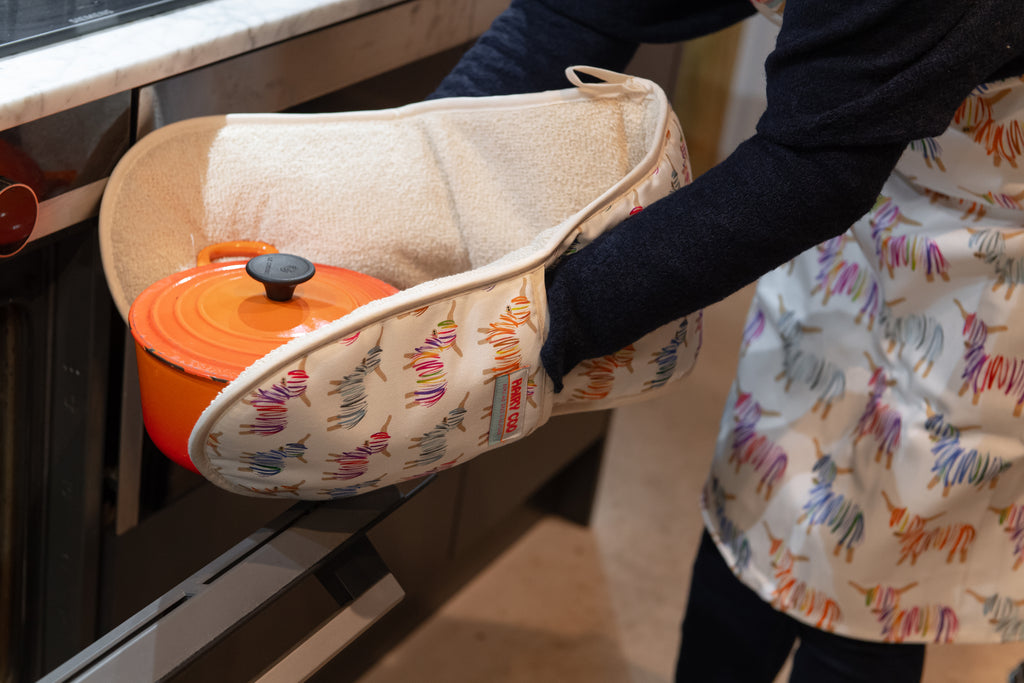 Highland Cow Oven Gloves