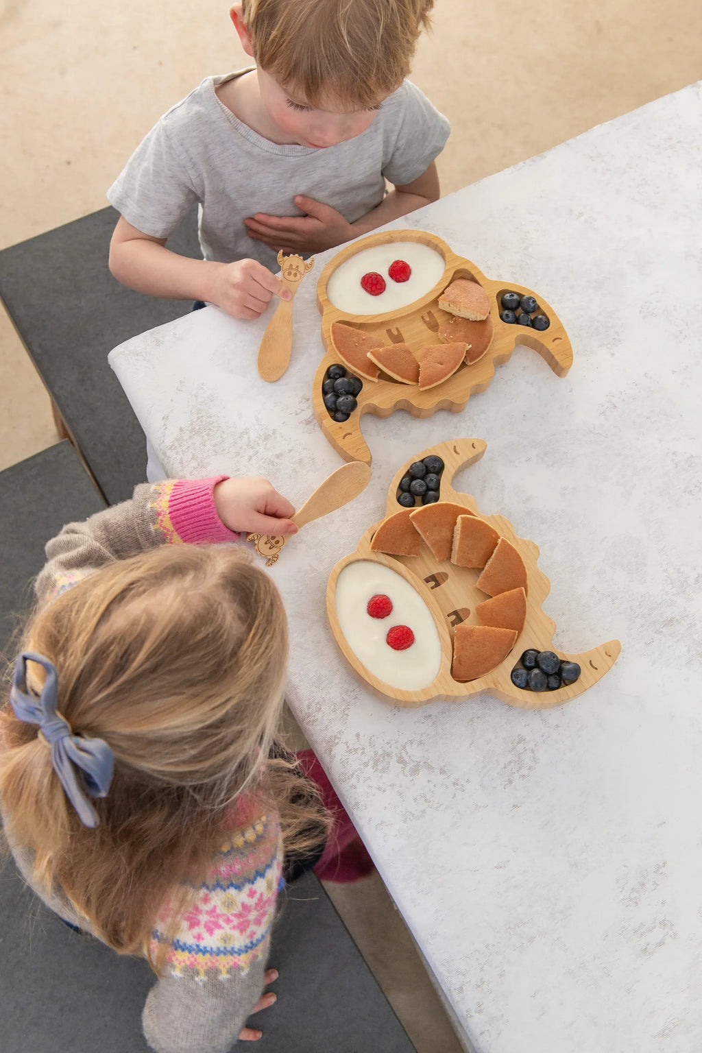 Baby Coo - Highland Cow Bamboo Plate