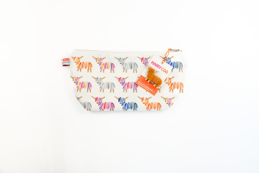 Highland Cow Wash Bag