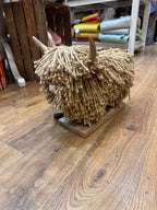 Aquarelle Standing Highland Cow Jute - Natural
