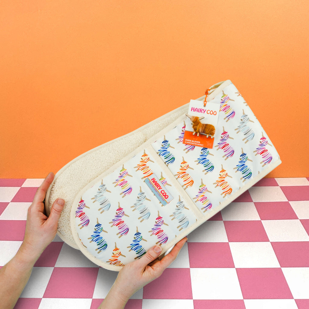Highland Cow Oven Gloves
