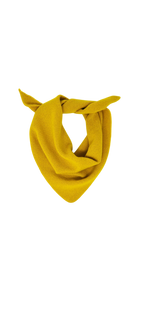 Scarlet Knitwear Yellow Triangle Scarf