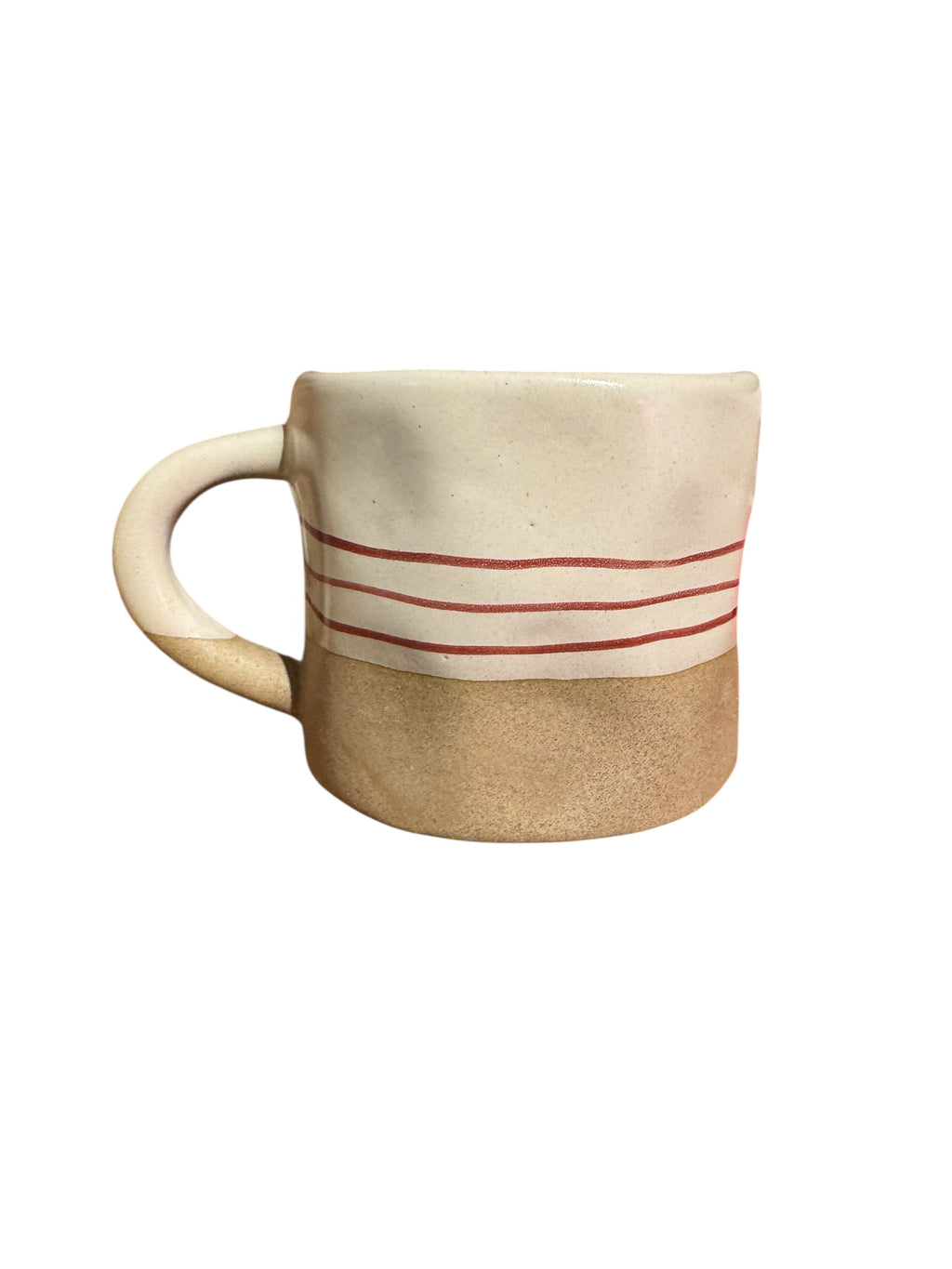 Ceramic Painted Mug - Brick
