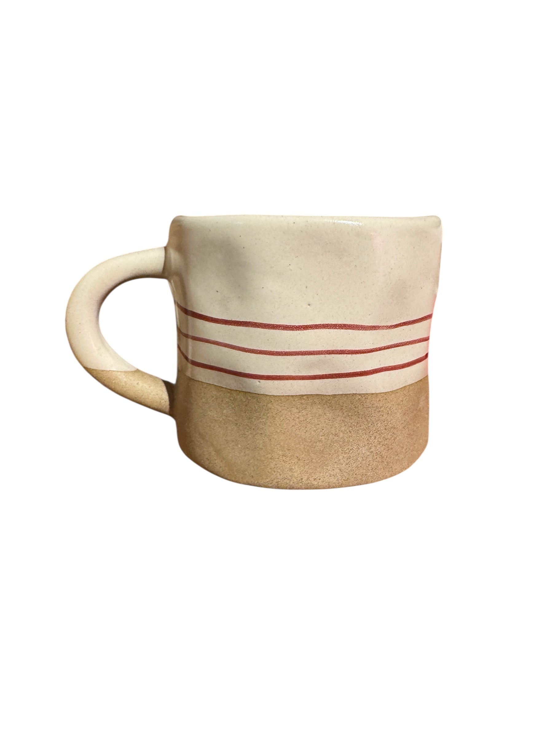 Ceramic Painted Mug - Brick