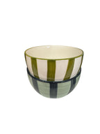 Stripy Snack Bowls - Green/Blue