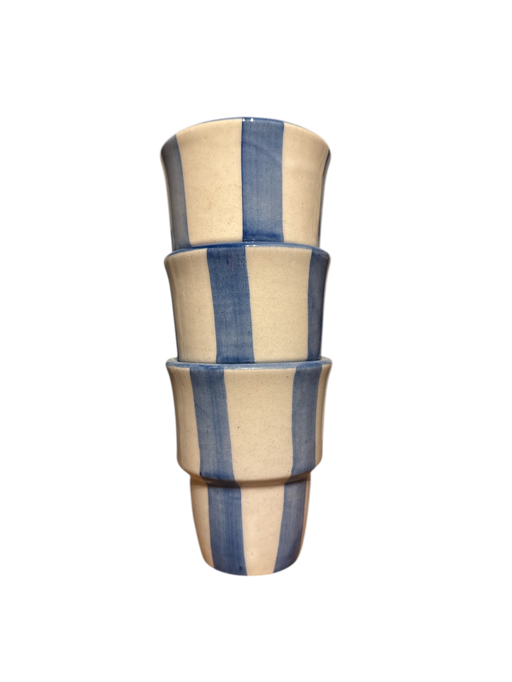 Stripey coffee tumber