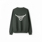 Hairy Coo Sweatshirt - Faded Green