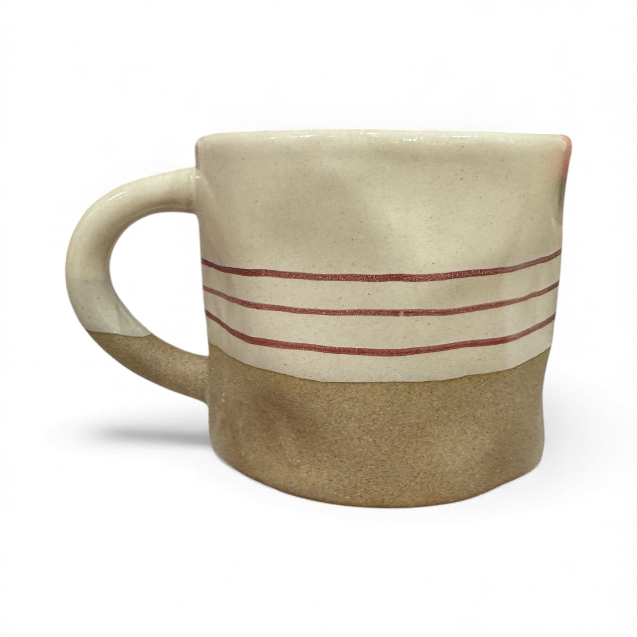Ceramic Painted Mug - Brick