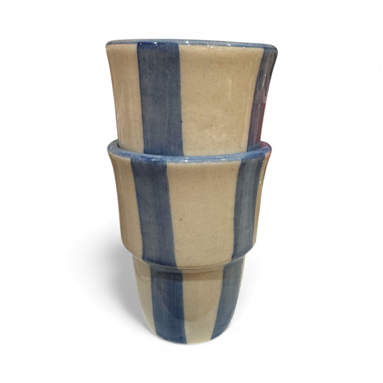 Stripey coffee tumber