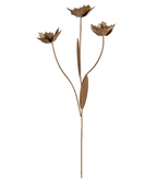 Brass flower stems
