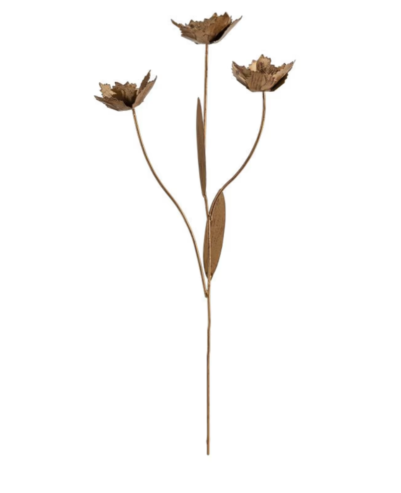 Brass flower stems