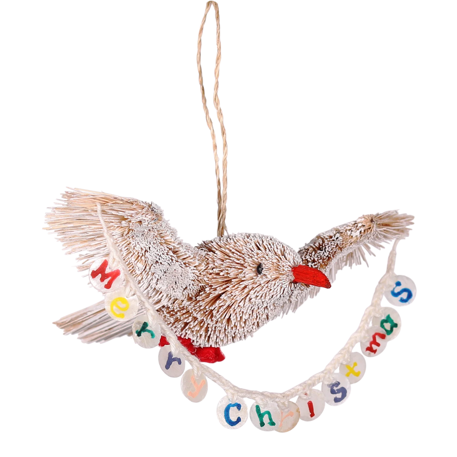 Bird bristle hanging