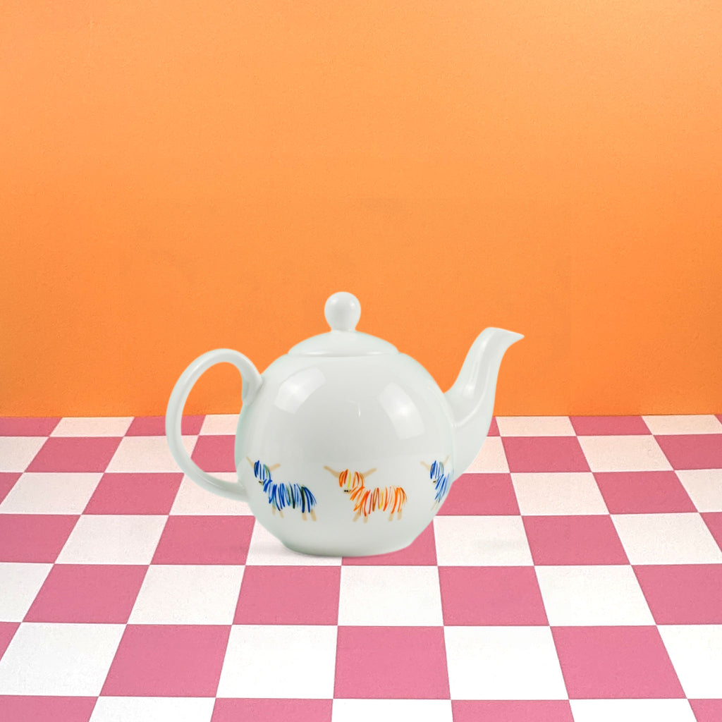 Highland Cow Tea Pot