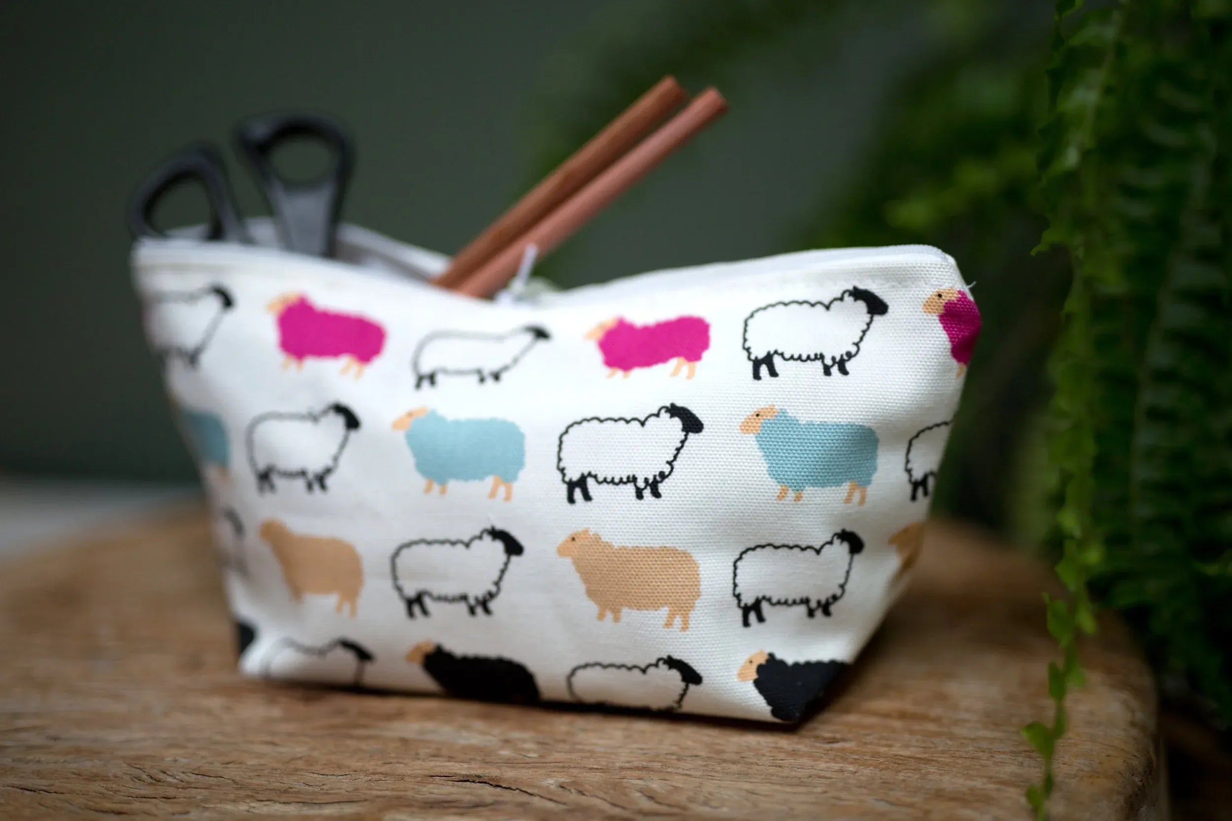 Woolly Ewe - Sheep Zip Bag
