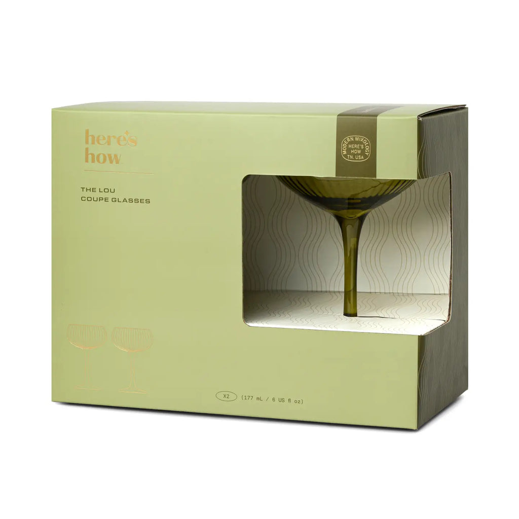 Martini Glasses - Green