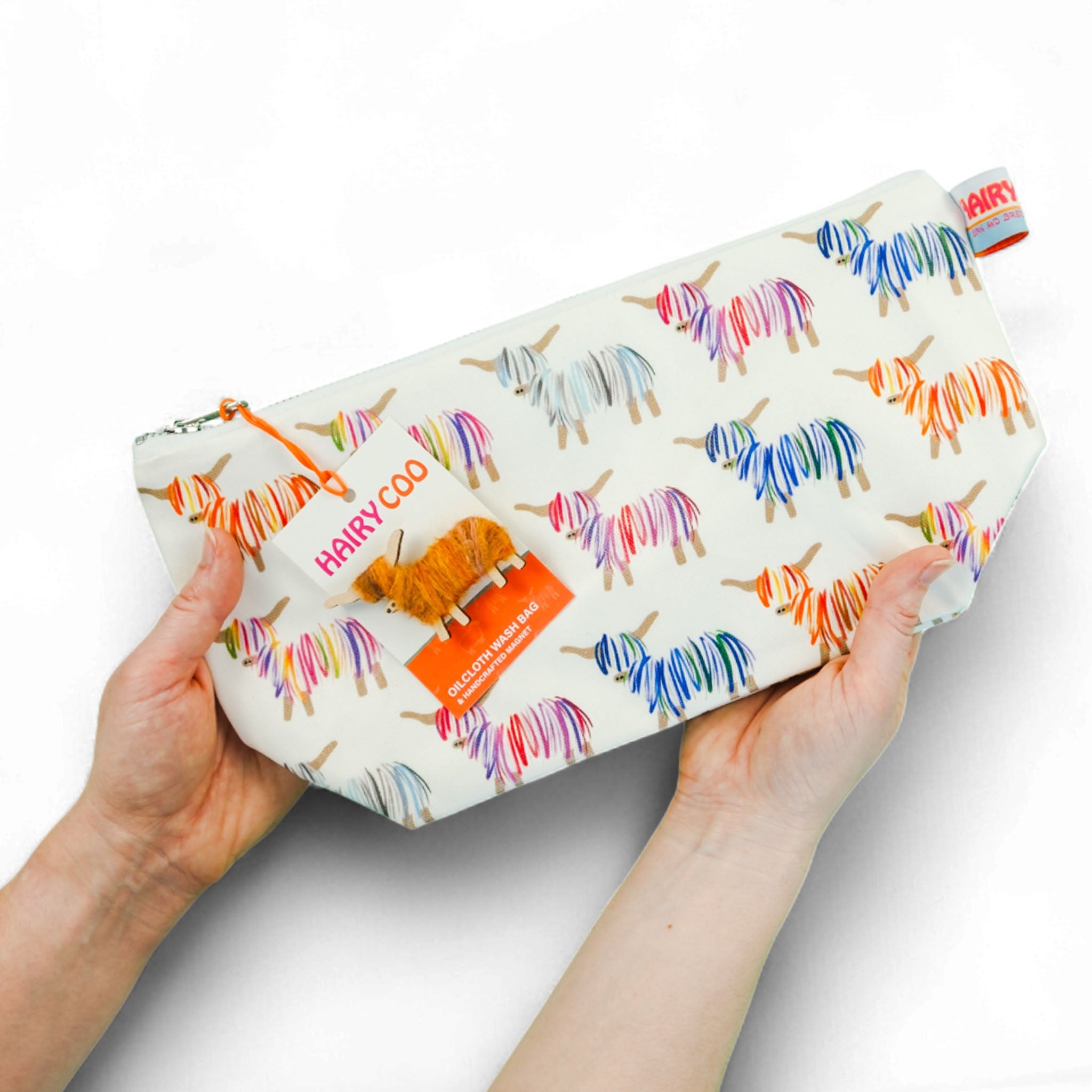 Highland Cow Wash Bag