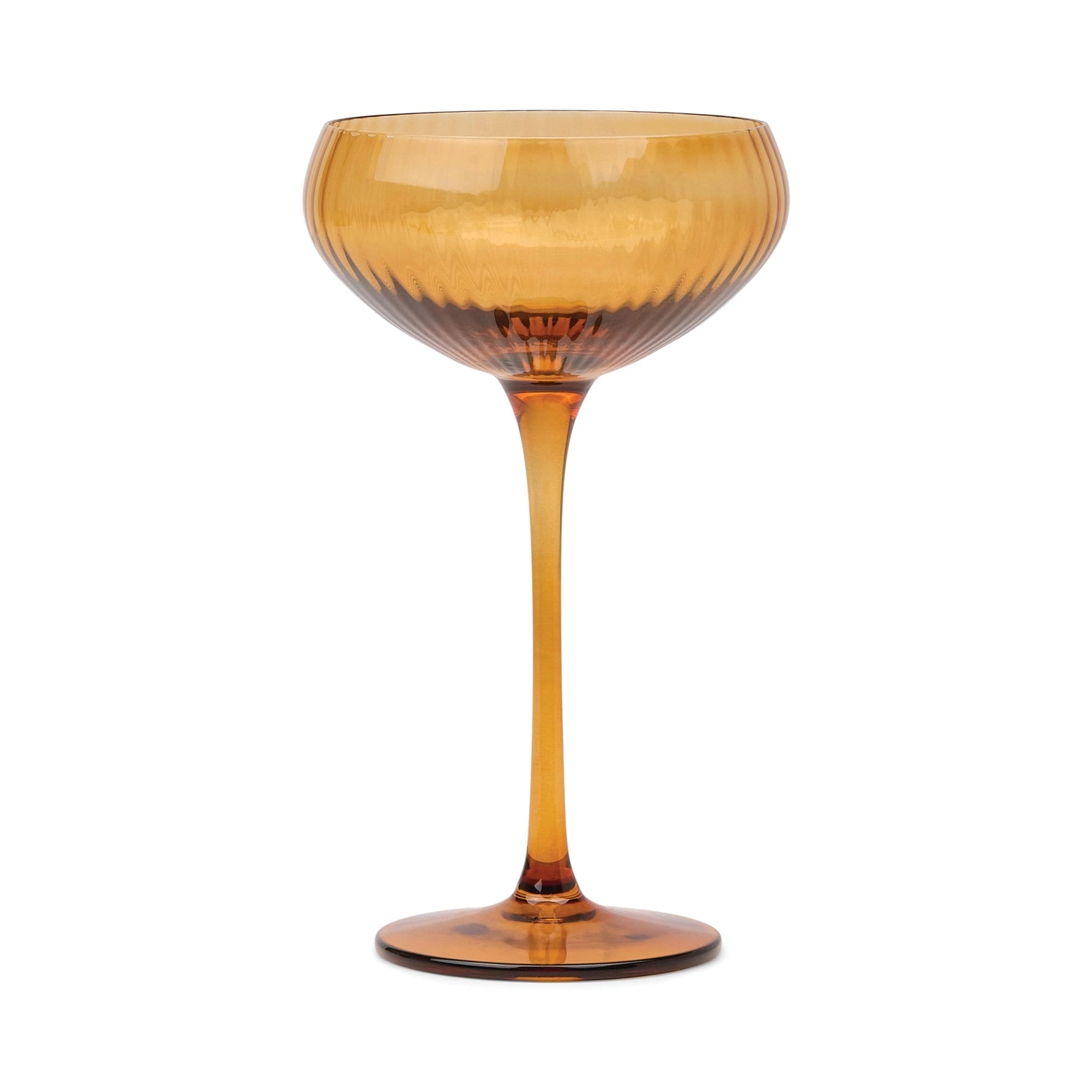Martini Glasses - Amber