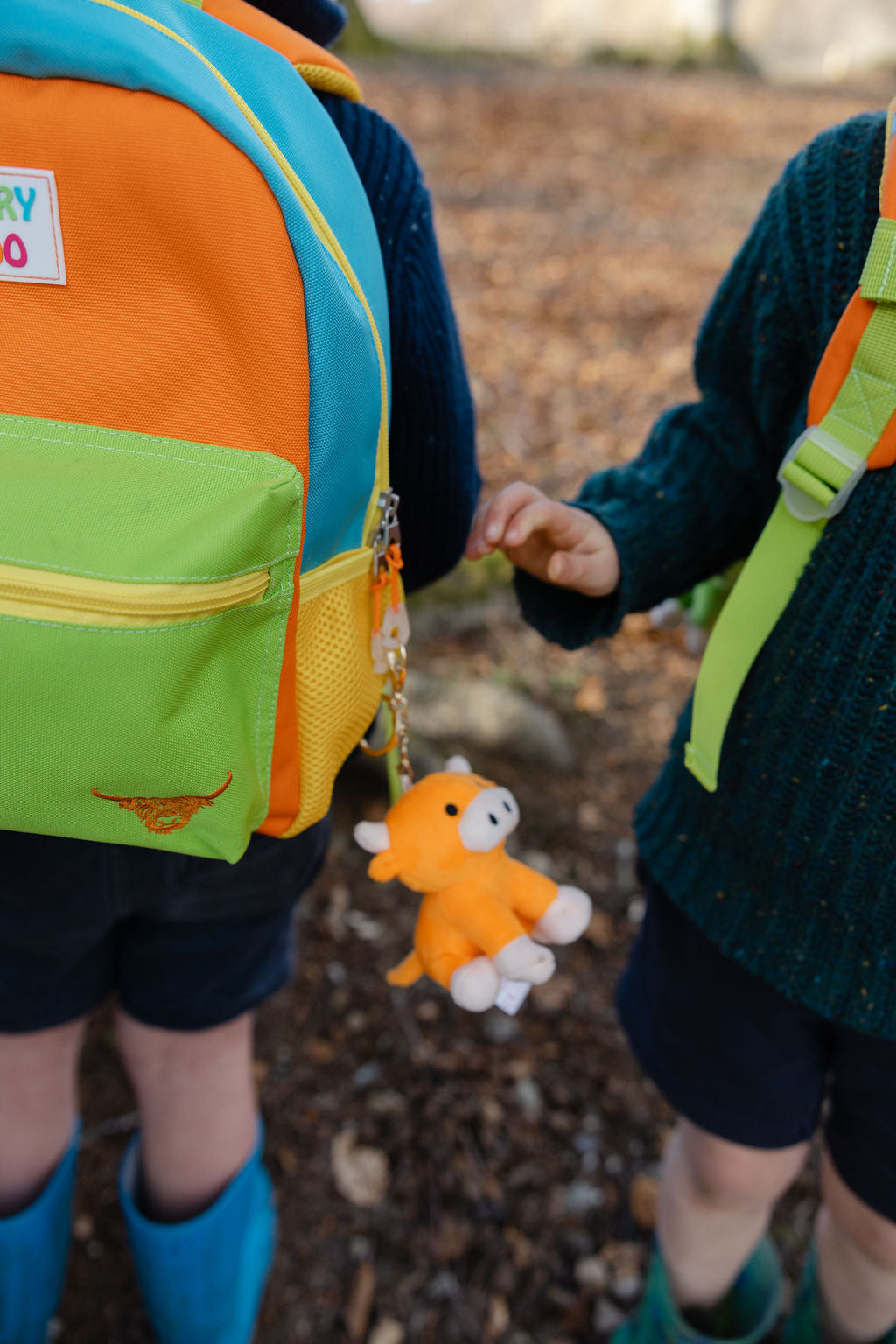 Hairy Coo Kids Backpack ORANGE
