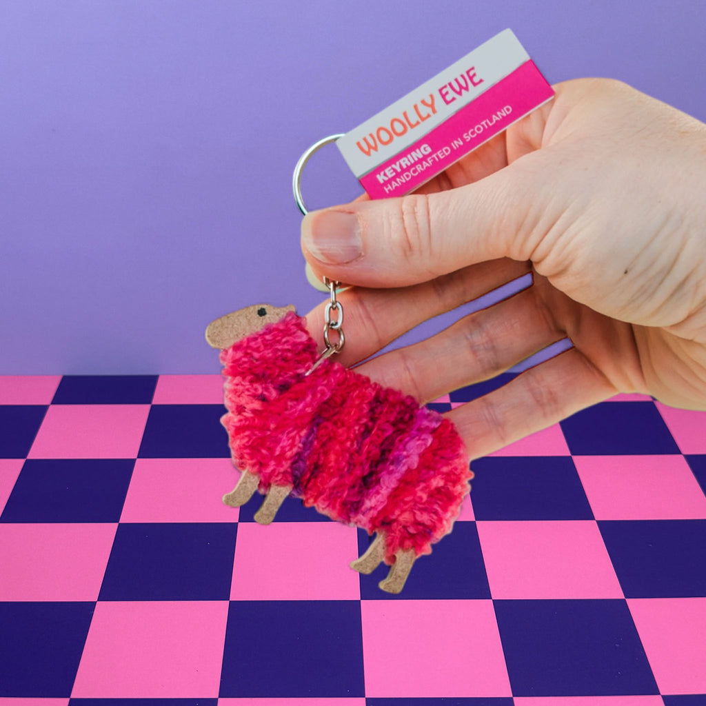 Woolly Ewe - Sheep Keyrings