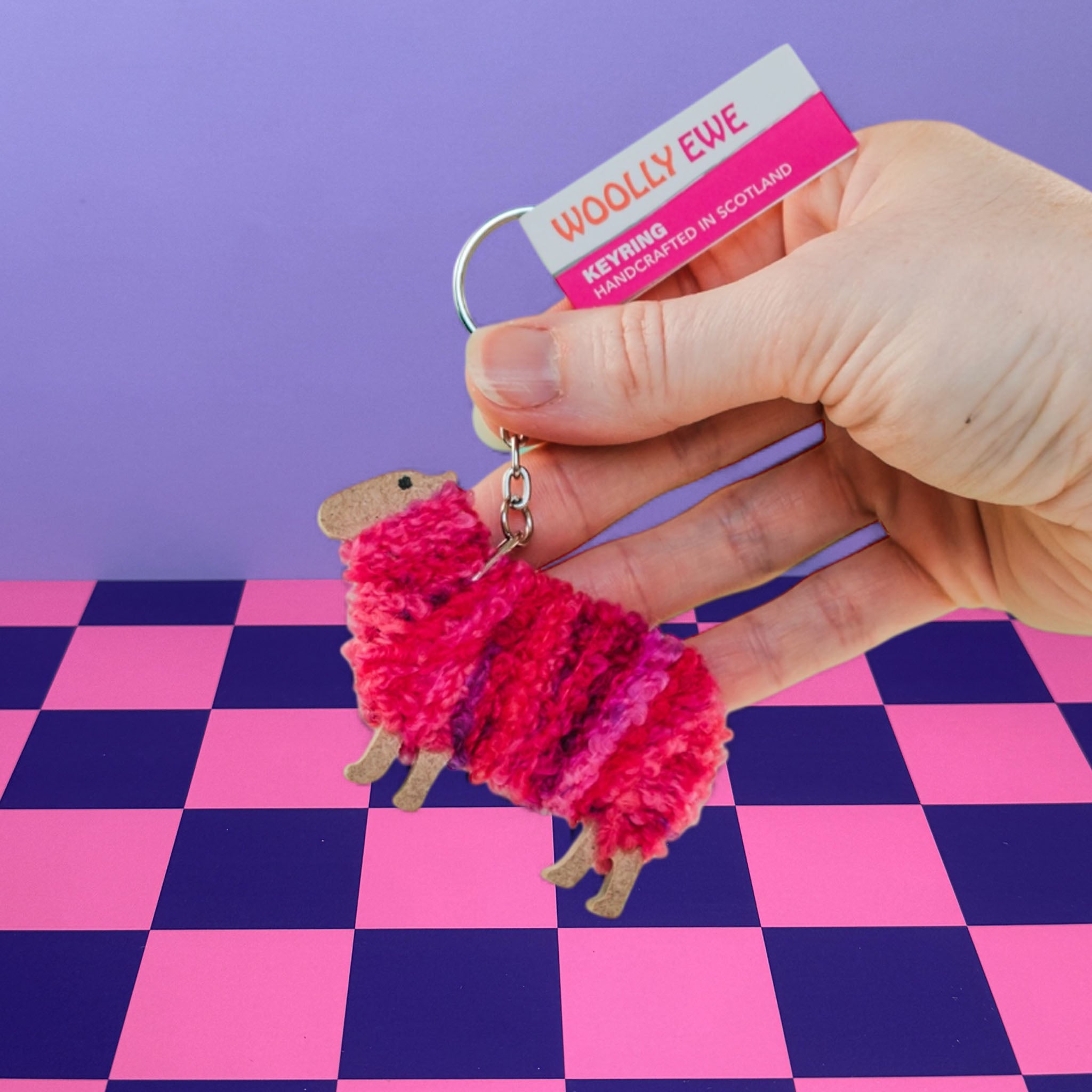 Woolly Ewe - Sheep Keyrings